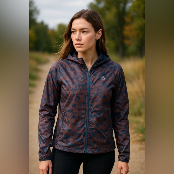 Nike ACG Other - Nike ACG Cinder Cone Allover print jacket Obsidian/Moon fossil Windproof Small